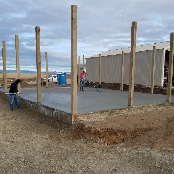 Pole Barn Hay Shed Tack Building Levi King Construction